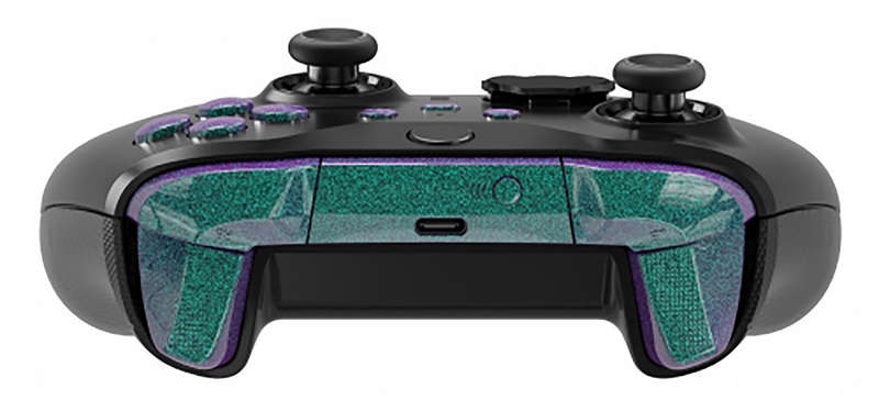 Xbox Elite V2 Controller Full Button Set Glossy Chameleon Green Purple