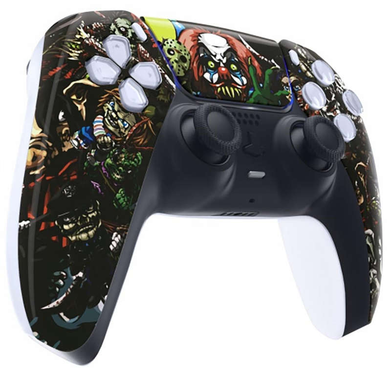 PS5 Dualsense Controller Front Shell With Touchpad Glossy Horror
