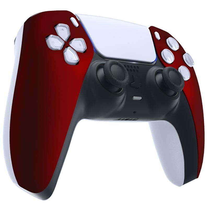 PS5 Dualsense Controller Front Shell With Touchpad Soft Touch Vampire Red