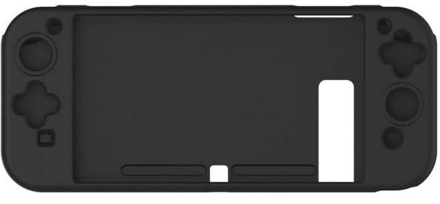 Nintendo Switch Controller Full Protective Soft Silicone Rubber Skin Black
