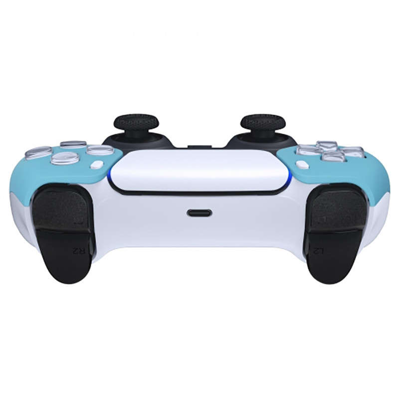 PS5 Dualsense Controller Front Shell Soft Touch Heaven Blue