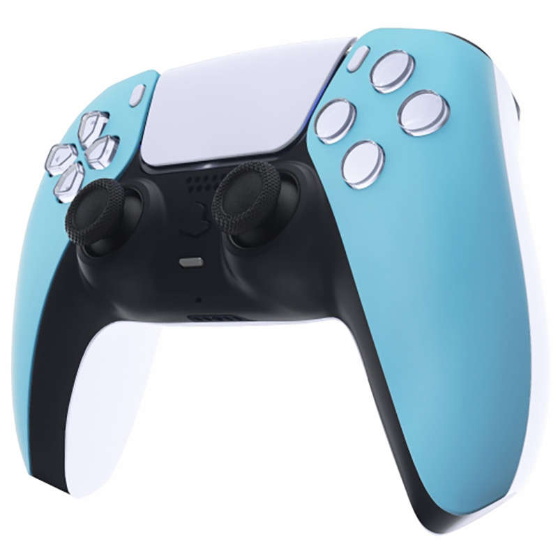 PS5 Dualsense Controller Front Shell Soft Touch Heaven Blue