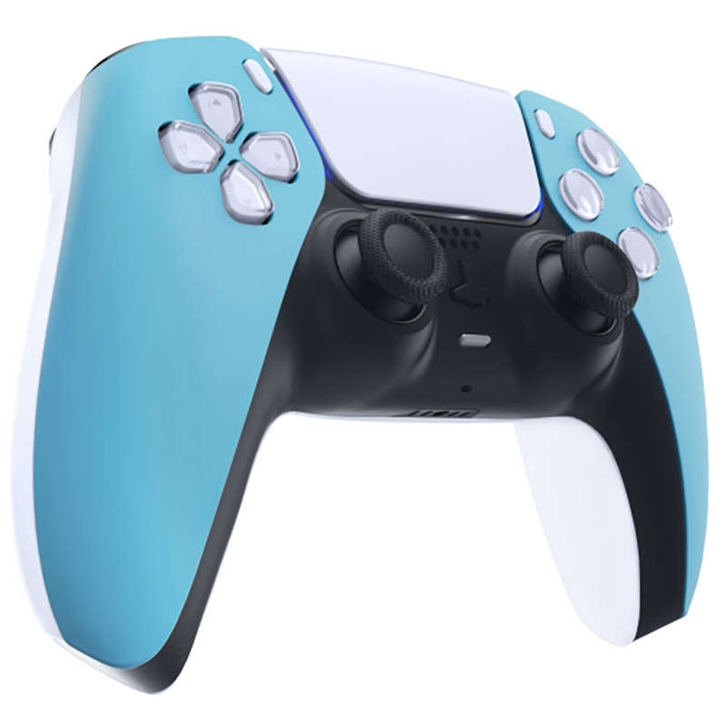 PS5 Dualsense Controller Front Shell Soft Touch Heaven Blue