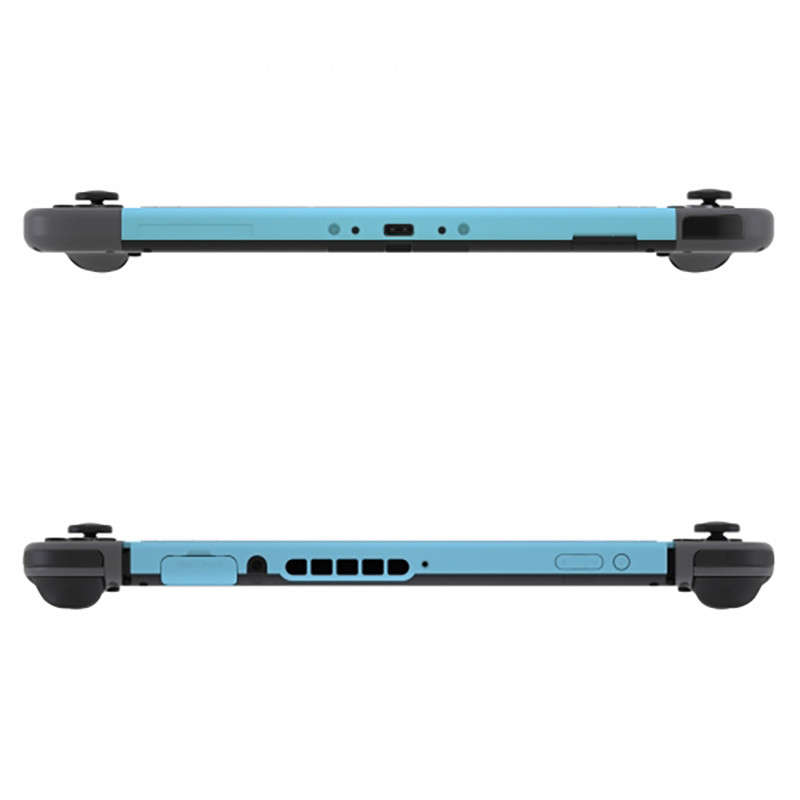 NS Switch Lite Front Frame Soft Touch Heaven Blue