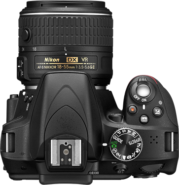 NIKON || D3300 || DSLR CAMERA || 24.2MP || BLACK || 18-55MM AND 55-200MM LENSES || BAG INCLUDED