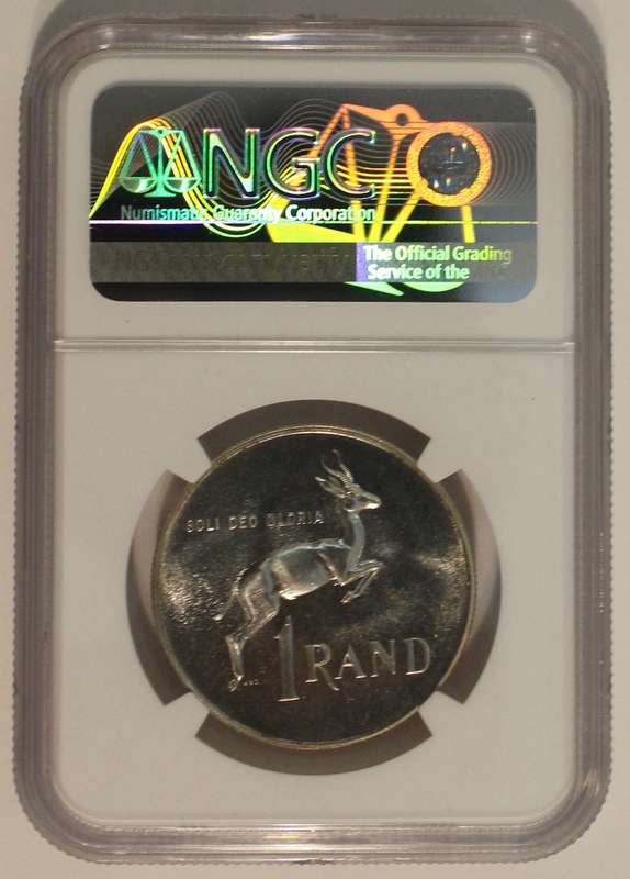 1965 1 RAND ENGLISH NGC GRADED PF66