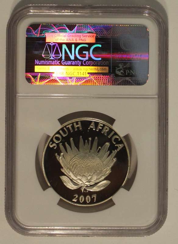 2007 1 RAND DE KLERK NGC GRADED PF69 UC