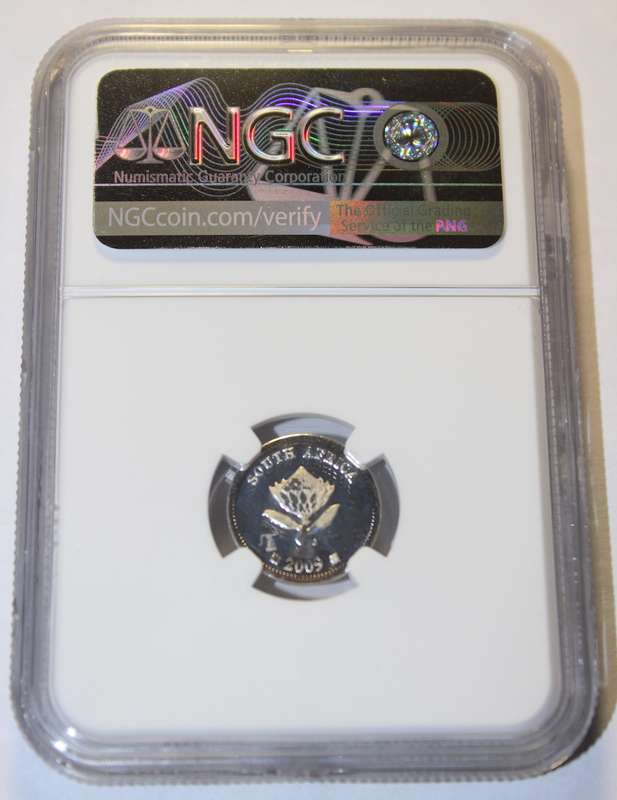 2009 2.5 CENT CAPE HOPE - FLYPRESS NGC GRADED MS68