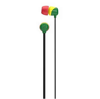 Skullcandy Jib Earphones - Rasta ( No Mic)
