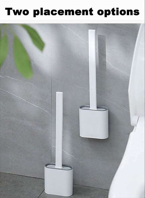 Silicone toilet brush