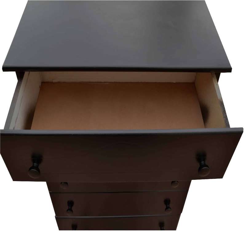 Black Drawers - Chest-of-drawers - Raised and fully assembled