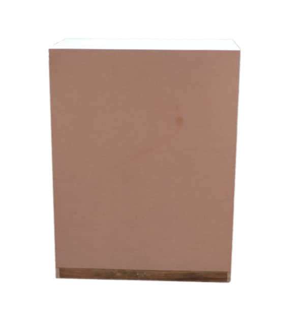 3 Drawers Pedestal - Brown - Raised - Locally Manufactured