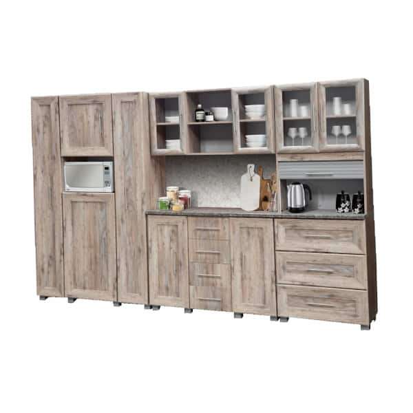 Kitchen Cupboard Set - Free Standing, raised - Locally Made