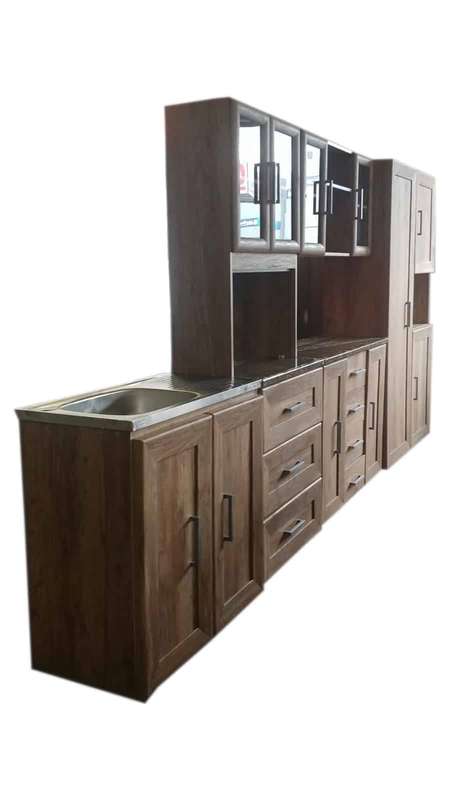 Kitchen Cupboard Set - Free Standing, raised - Locally Made