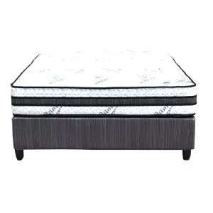 Grey Queen Bed Base - Six legs - Base only, mattress excl.