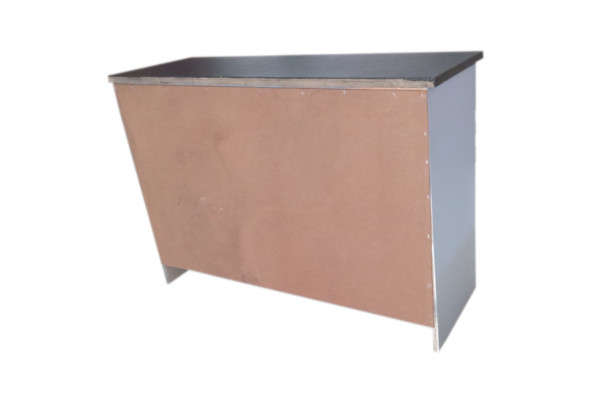 Grey Kitchen Cupboard - Assembled - 1.3m in Width - Storage