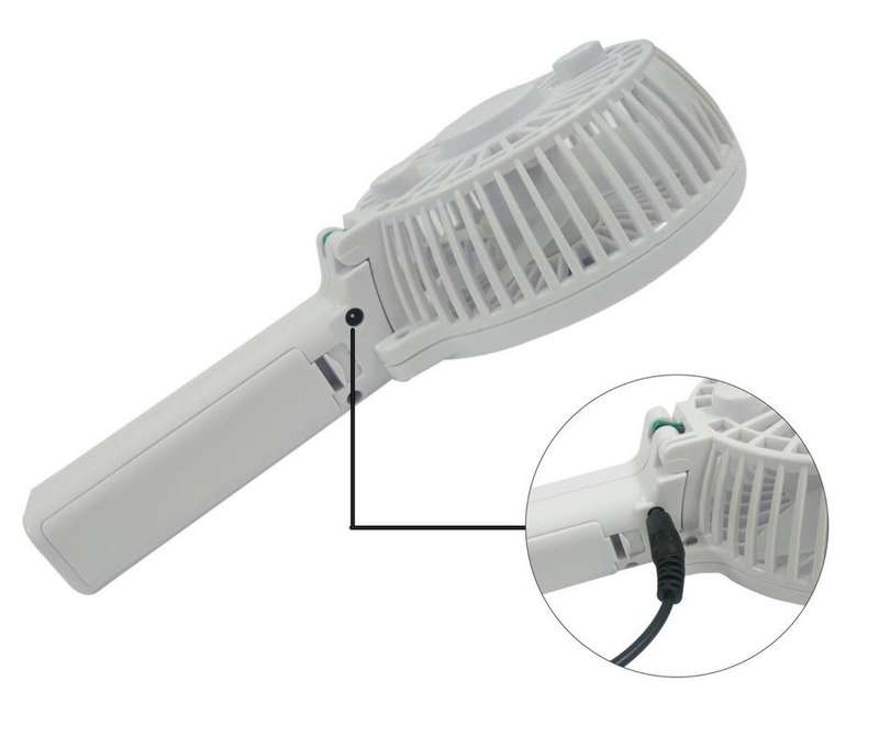 Mini Portable Rechargeable USB Foldable Hand Fan (Strong Wind)