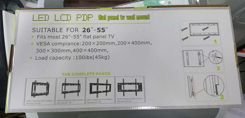 [PROMO!!] 26' - 55' LED LCD PDP TV WALL MOUNT BRACKET WITH WATER LEVEL