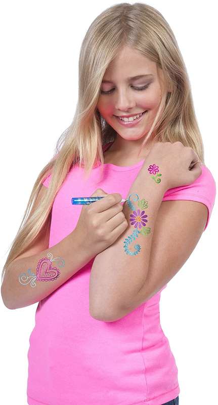 SET OF 6 TATTOO GEL PENS FOR KDS