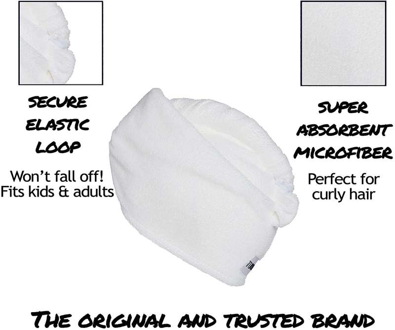 2 Pack Senza® Twist Microfiber Hair Towel Wrap for Women