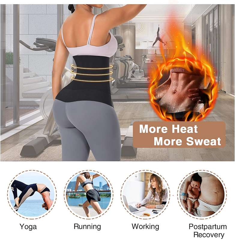 SENZA WAIST TRAINER FOR WOMEN-SNATCH BANDAGE TUMMY SWEAT WRAP