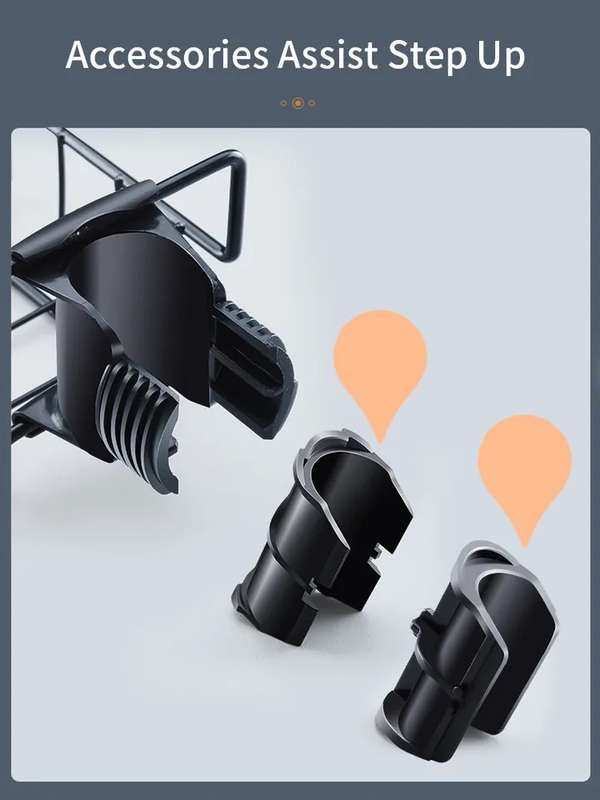 Drying Rack for Kitchen Mixer with Anti-Rust Frame in Black
