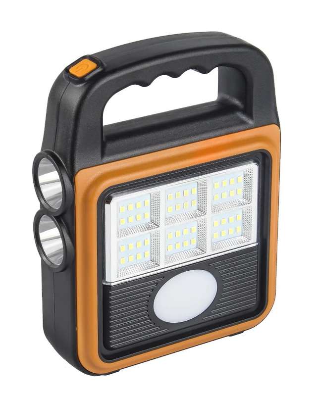 Portable 3 IN 1 Solar USB Rechargeable Power Bank LED Work Light