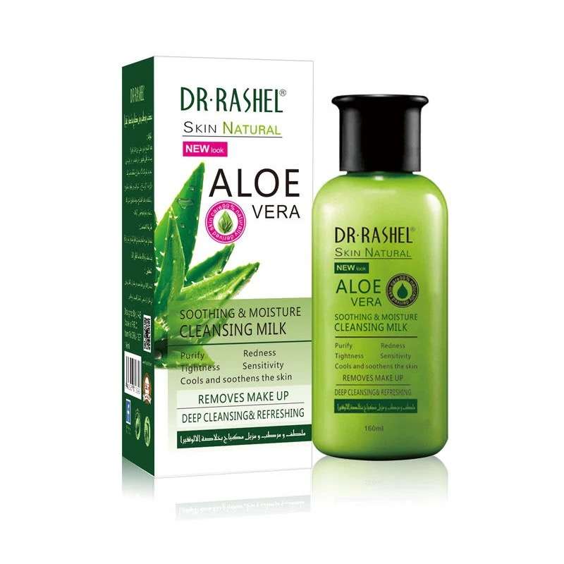 Dr Rashel Aloe Vera Soothing & Moisture Cleansing Milk Skin Natural Smooth & Refreshing 160ml
