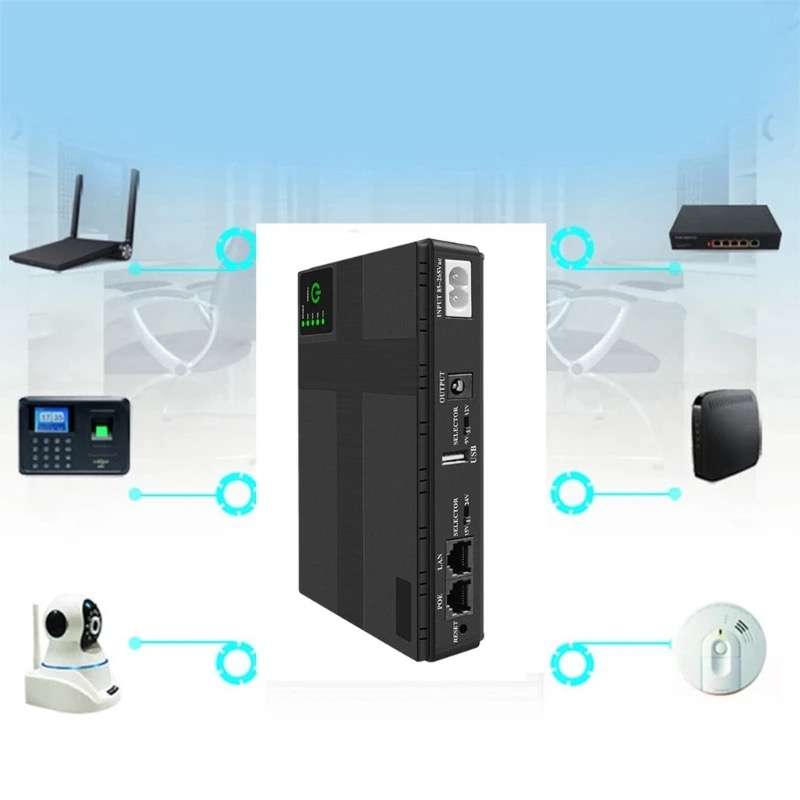Mini Portable DC UPS 10400 mAh
