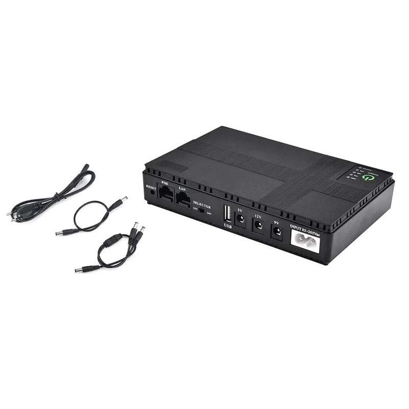 Mini Portable DC UPS 10400 mAh