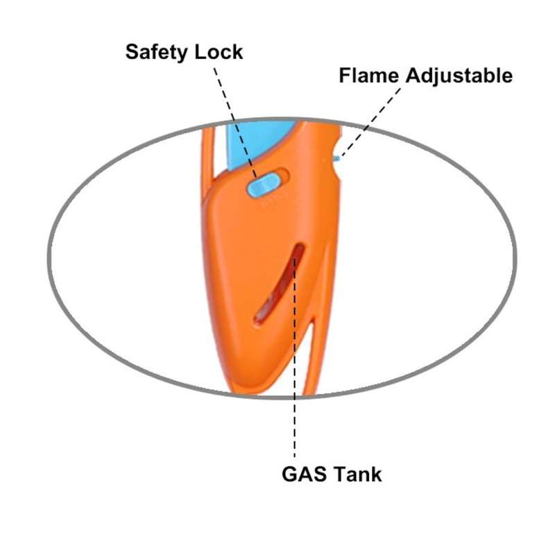 Senza® Foldable Wind Proof BBQ Braai Lighter