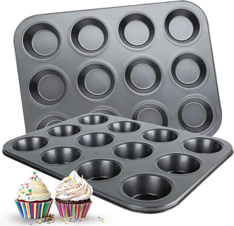 12 Cup Non Stick Cupcake Muffin Pan