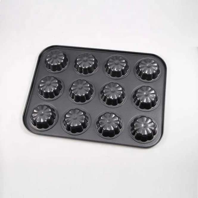 12 Cup Non Stick Cupcake Muffin Pan With Design