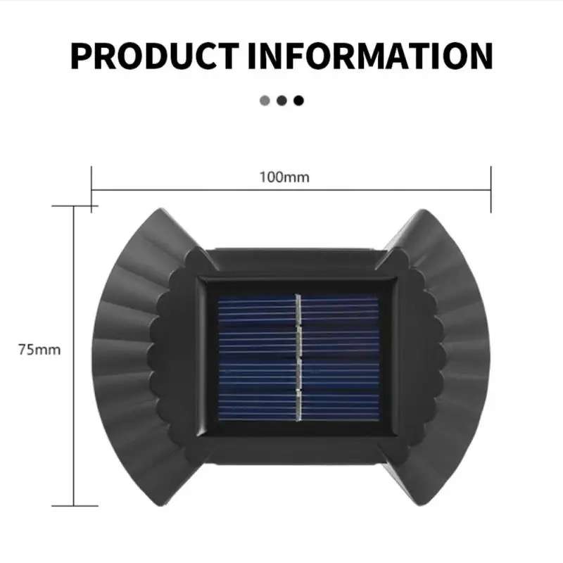 Solar Double Head Wall Light Box Of 2