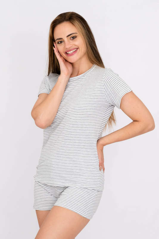 Ladies Printed Short Pyjama Set