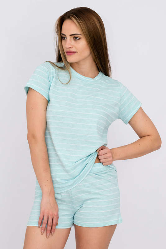 Ladies Printed Short Pyjama Set