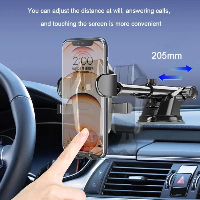 The Mobile Phone Car Holder for Dashboard with Suction Cup 