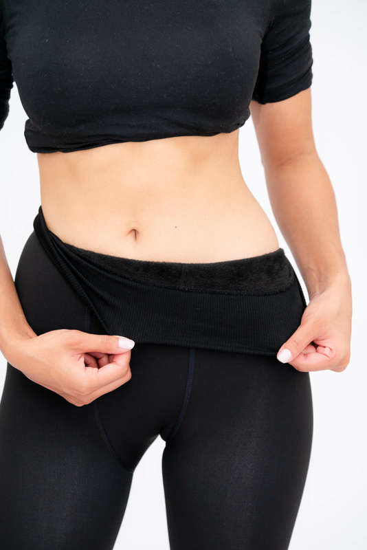 Thermal Fleece Lined Winter Leggings 6mm