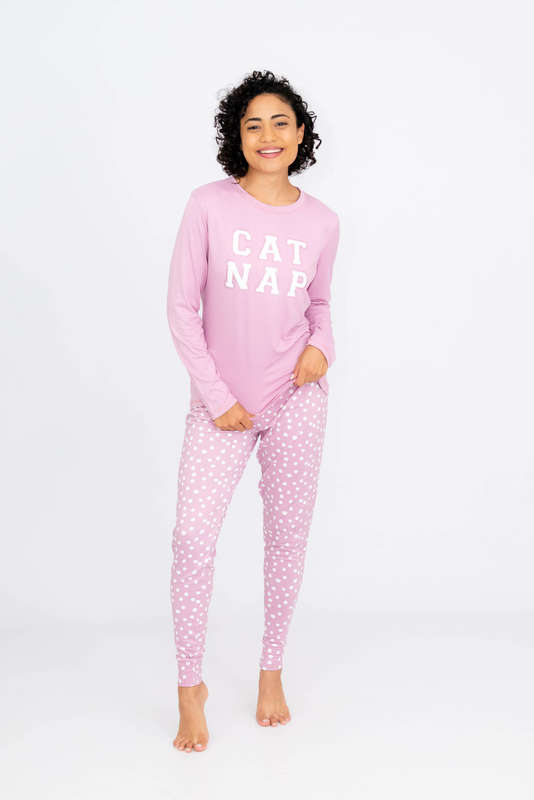 Ladies Printed Winter Pyjama Tops Only