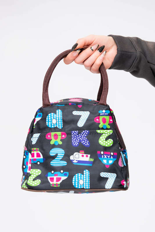 Printed Lunch Cosmetic Travel Bags Tote Bag With Pocket