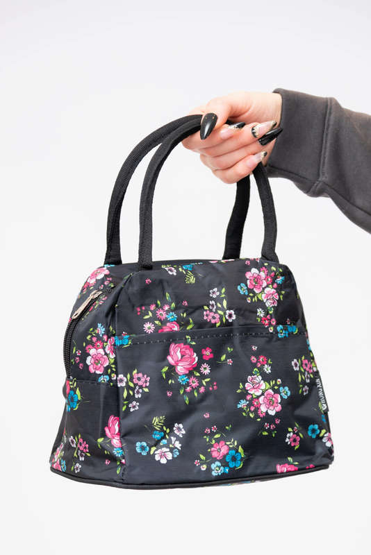 Printed Lunch Cosmetic Travel Bags Tote Bag With Pocket