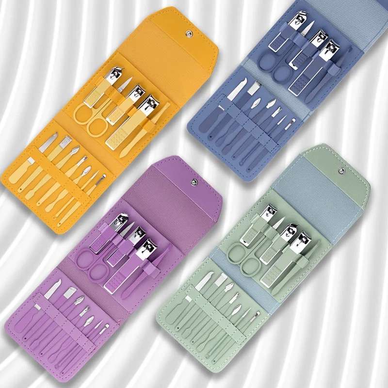 Nail Clippers Manicure & Pedicure Tools Nail Tools 16 Piece Stainless Steel Set