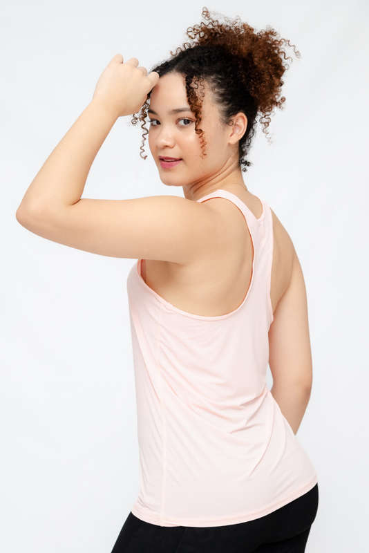 Branded Ladies Racerback Slim Fit Fitness Vest Tank Top