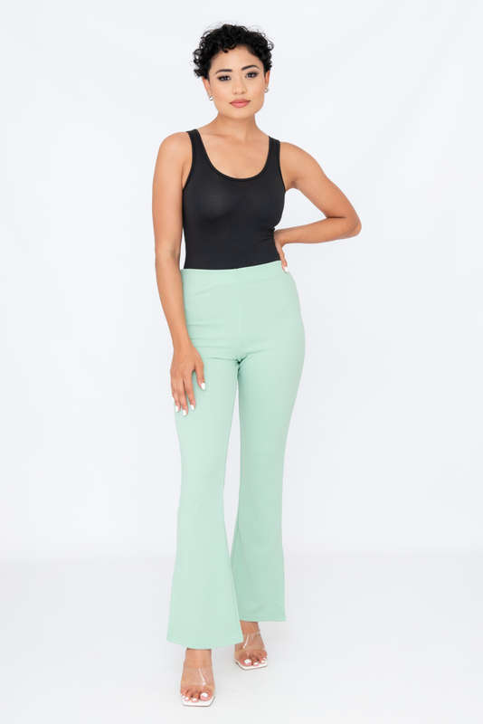 Heidi Waisted Formal Flare Leg Pants