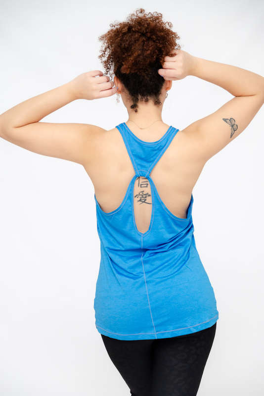 Branded Ladies Racerback Slim Fit Fitness Vest Tank Top