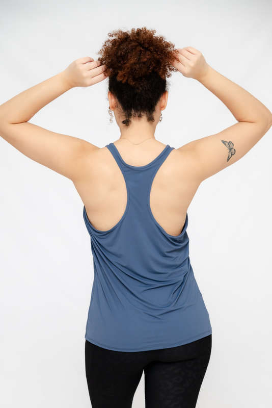 Branded Ladies Racerback Slim Fit Fitness Vest Tank Top