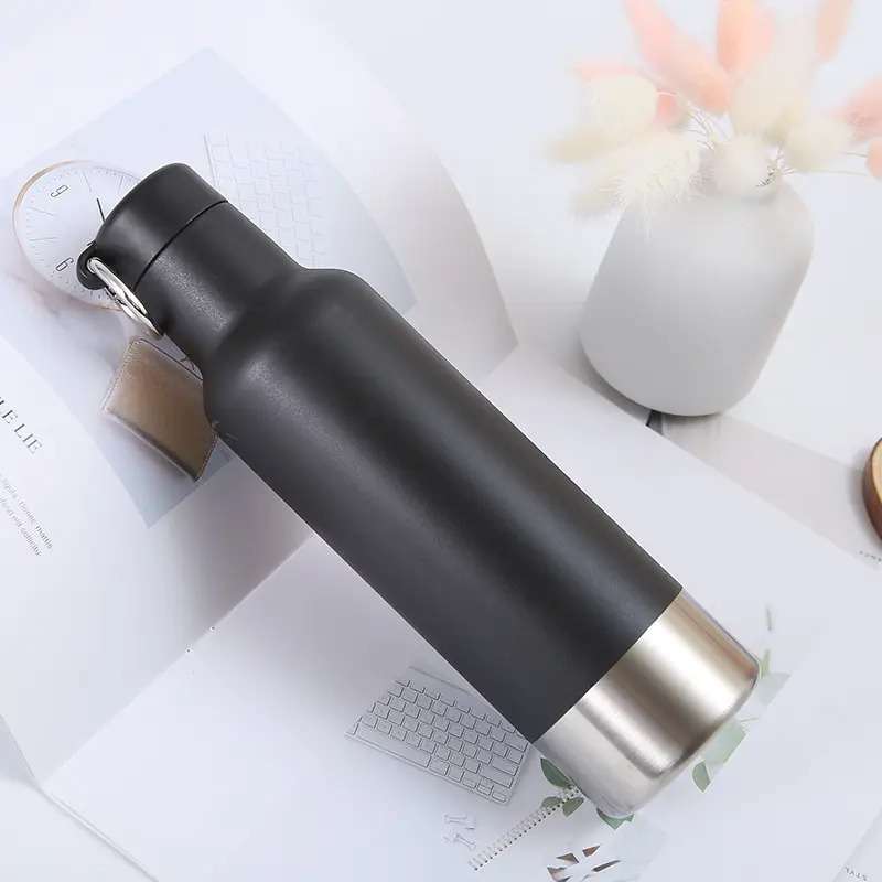 Stainless Steel Hot &amp; Cold Double Wall Vacuum Sports Bottle Flask 500ml