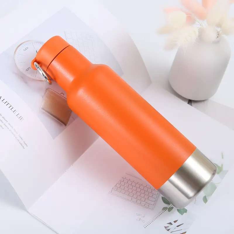 Stainless Steel Hot &amp; Cold Double Wall Vacuum Sports Bottle Flask 500ml
