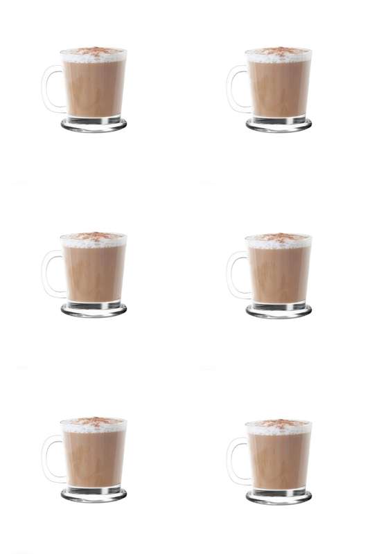 Arabica Glass Coffee Mugs 180ml - 6 Pack
