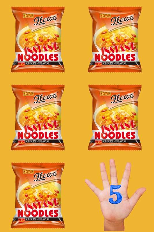 2 Minute Noodles - Howe 5 Packs Of 75g